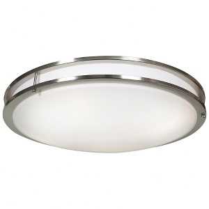 Access Lighting Solero 1 - Light Flush Mount in  Brushed Steel - 1 of 1
