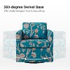 Cedric Modern Upholstered Slipcovered Swivel Chair Set of 2|HULALA HOME - 3 of 4