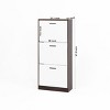 Syemin Shoe Racks Shoe Storage Cabinet with 3 White Panel Flip Drawers, Freestanding Organizer, Narrow Shoe Rack Cabinet, Beige, 21.25"*9.44"*47.2" - 3 of 4