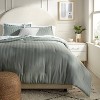 3pc Luxe Striped Damask Comforter and Sham Set - Threshold™ - image 2 of 4