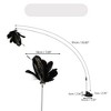 Unique Bargains Cat Teaser with Suction Cup and Bell Fluffy Plume Teasing Sticks - 2 of 4