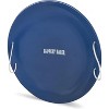 Slippery Racer ProDisc 26 Inch Heavy Duty Aluminum Iron Alloy Met0al Kids Saucer Snow Sled with Dual Riveted Soft Grip Rope Handles. - 2 of 4