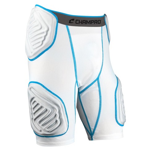 Champro Adult Bull Rush 5 Pad Football Girdle Lg Charcoal