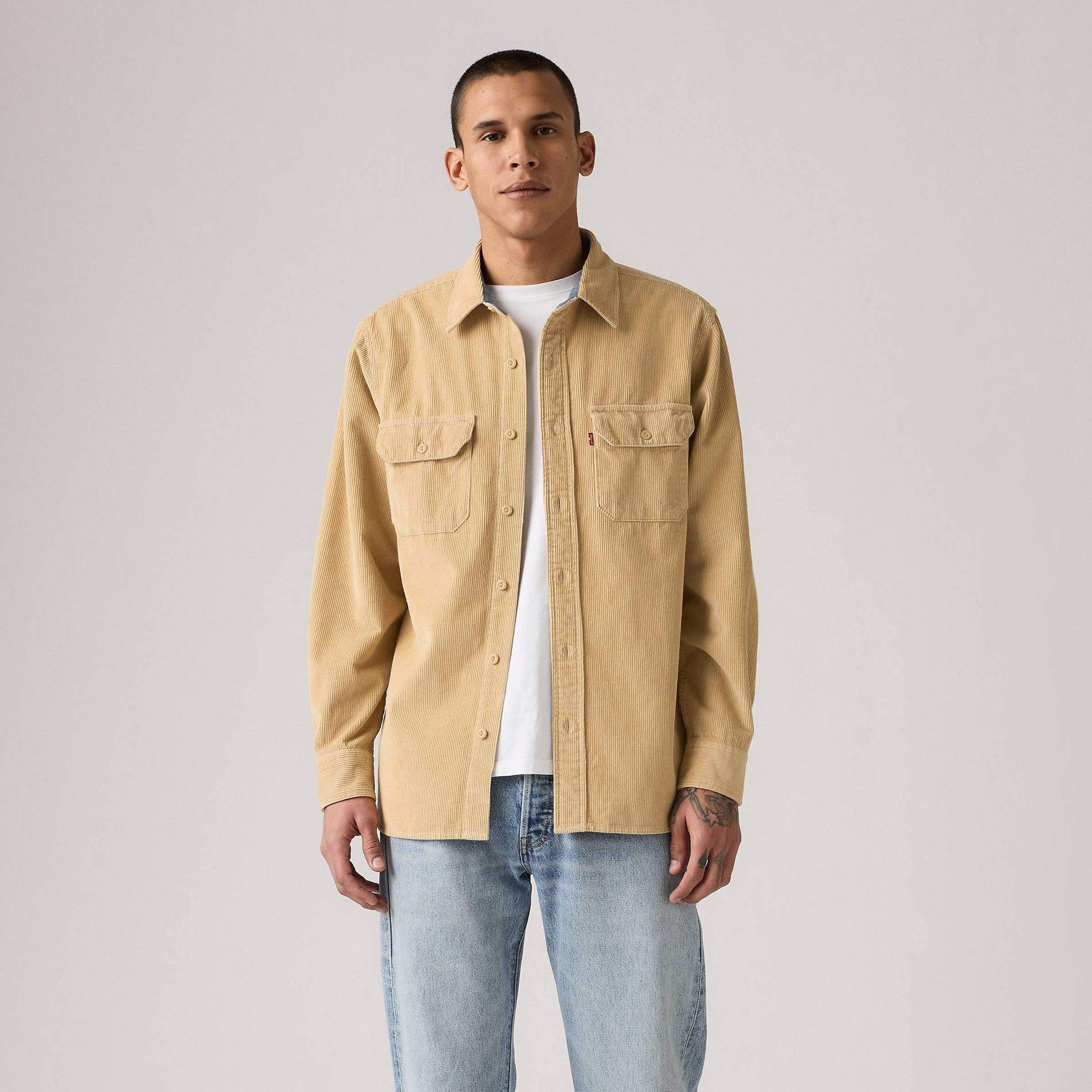 Levi's® Men's Worker Standard Fit Long Sleeve Button-Down Shirt - Starfish