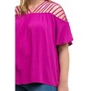 Women's Bohemian Strappy Top - Plus - entro - 4 of 4