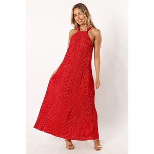 Petal and Pup Womens Melody Plisse Halter Maxi Dress - 1 of 4