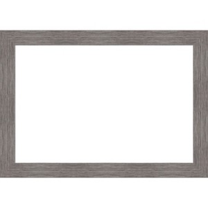 Amanti Art Pinstripe Plank Grey Framed Dry Erase Magnetic Board - 1 of 4