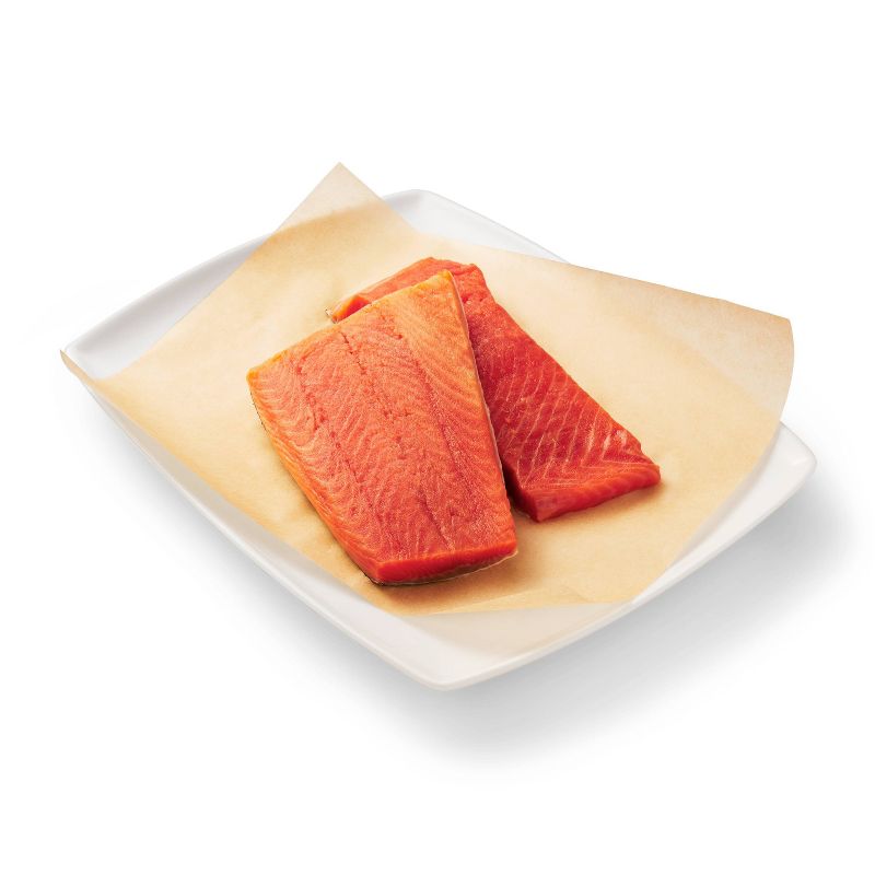 Alaska Sockeye Salmon Skin On Fillets - Frozen - 16oz - Good &#38; Gather&#8482;, 2 of 6