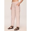 Avalanche Outdoor Stretch Woven Cargo Jogger, Clean Waist Lightweight Hiking Pants with Pockets, Bungee Ankle Cuffs - 3 of 4