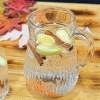 Slickblue Cristalline Glass Pitcher – 65 oz, Linear Grooved Design, Lead-Free, Ideal for Water, Juice & Cocktails - 4 of 4