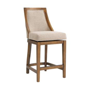Ellie Counter Height Barstool with Back - Alaterre Furniture