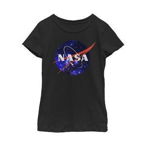 Girl's NASA Milky Way Logo T-Shirt - 1 of 3