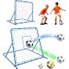 Volleyball Rebounder Net, Soccer Baseball Rebound Pitchback Net, Adjustable Target Practice Nets, Easy Setup Softball Bounce Back Trainer Equipment - 3 of 4