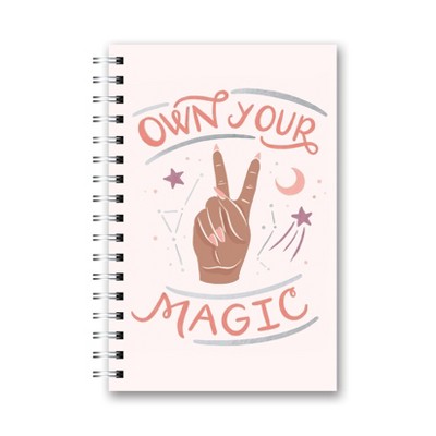 Spiral Notebook 1 Subject College Ruled Own Your Magic - OCS Designs