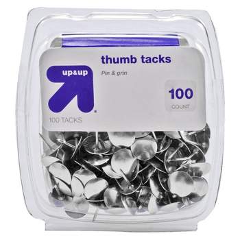 J.Burrows Thumb Tacks Gold 150 Pack