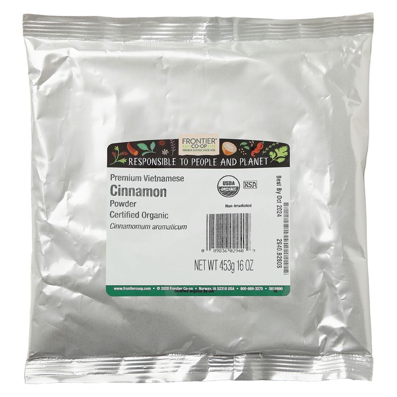 Frontier Co-op Organic Premium Vietnamese Cinnamon Powder, 16 oz (453 g), 2 of 3