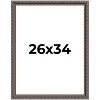 PosterPalooza | Ornate Black Picture Frame - UV Acrylic, Foam Board Backing, Hanging Hardware - 2 of 4