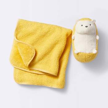 Plush Blanket with Soft Toy - Hedgehog - Cloud Island™