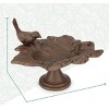 WILDLIFE FRIEND 20 x 17 x 15 cm Bird Feeder Stand, Brown - 4 of 4