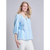 Jones New York Plus Size Print Tie-Sleeve Raglan Blouse - 2 of 3