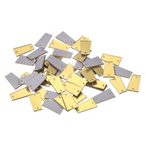 Unique Bargains Flat Back Sew on Acrylic Irregular Mirrors for Evening Dresses Cloth 50 Pcs - 1 of 4