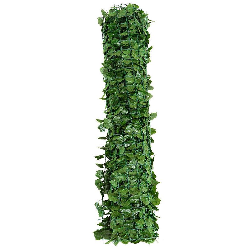 Costway 40''x95'' Faux Ivy Leaf Decorative Privacy Fence Screen Artificial Hedge Fencing, 4 of 10