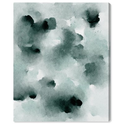 Art Remedy Diluted smoke in the snow Watercolor Boho Abstracts Unframed