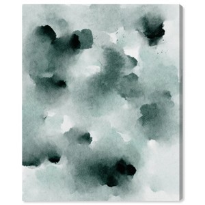 Art Remedy Diluted smoke in the snow Watercolor Boho Abstracts Unframed - 1 of 4
