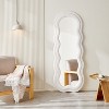 ONWITH 63" x 24" Full Body Mirror For Bedroom,Full Length Mirror With Stand, Floor Large Mirror Wll Mirror,White - 3 of 4
