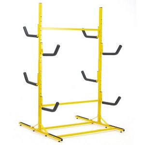 Kayak Stand Rack for 4 Kayak Canoe Paddleboard, Kayak Hanger Holder with Padded Arms and Adjustable Width - 1 of 3