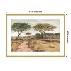 Amanti Art Savanna Plain I by Michael Willett Wood Framed Wall Art Print - 3 of 4