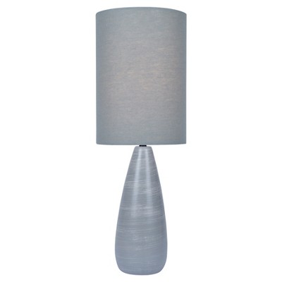 Quatro Table Lamp Brushed Gray  - Lite Source