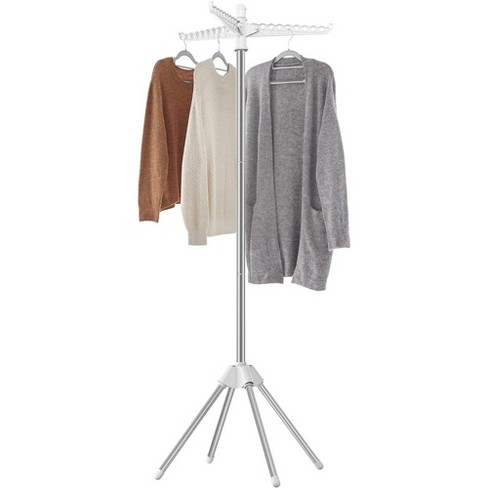  SONGMICS Clothes Rack and Solid Wooden Hangers Bundle