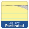 TOPS Docket Ruled Perforated Pads 8 1/2 x 11 3/4 Canary 50 Sheets 6/Pack 63406 - 2 of 4