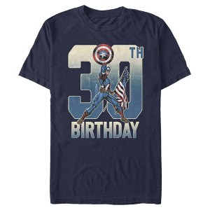 Men's Marvel Captain America 30th Birthday T-Shirt - 1 of 4