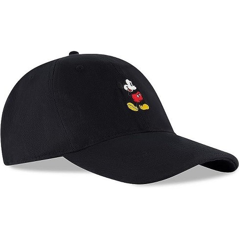 Black mickey mouse sales baseball cap