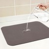 REGALWOVEN Large Diatomaceous Stone Dish Drying Mat for Countertop Dishes, and Utensils 1 Pc - 3 of 4