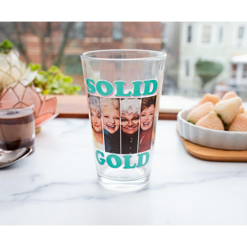Silver Buffalo The Golden Girls "Stay Golden" Pint Glass and Coffee Mug Set, 3 of 10