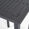 PAGED Patio Dining Table Wood Rectangle Outdoor Table with Slatted Table Top for Patio, Deck - 3 of 4