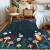 Washable Area Rug for Living Room, Soft Non Slip Jungle Nursery Bedroom Carpet with Cute Rabbit Squirrels - 3 of 4