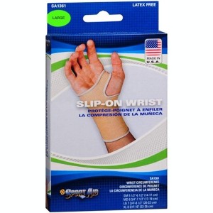 Sport Aid Slip-On Wrist Support Large Beige - 1 of 2