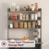 Farmhouse Bakers Rack with Power Outlets and Storage - 4 of 4