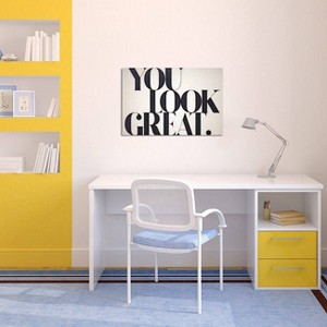 iCanvas You Look Great by 33 Broken Bones Canvas Print Wall Art - 1 of 3