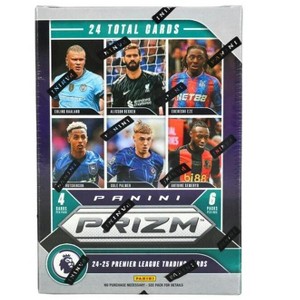2024-25 Panini Prizm Premier League EPL Soccer 6-Pack Blaster Box (Pink Mosaic Prizms!) - 1 of 4