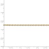 Black Bow Jewelry 1.5mm, 14k Yellow Gold Light Diamond Cut Rope Chain Bracelet - 4 of 4