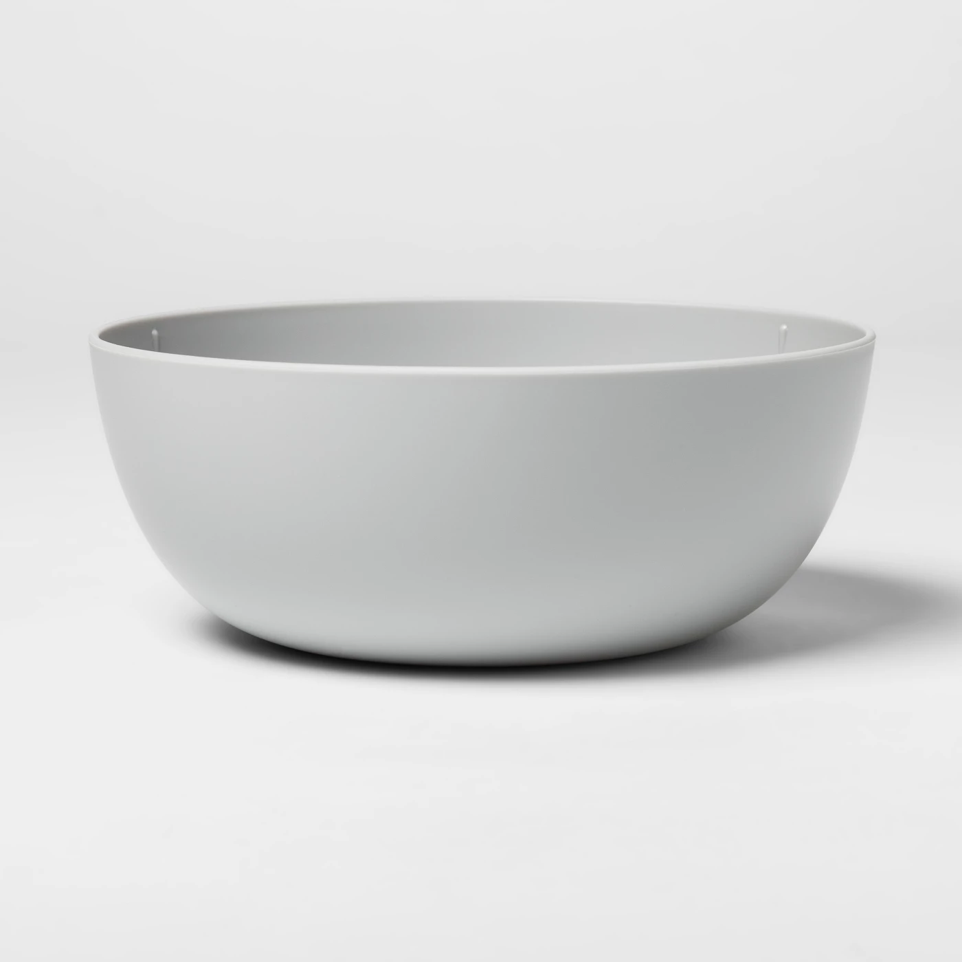 37oz Plastic Cereal Bowl Gray - Room Essentialsâ¢ - image 1 of 5