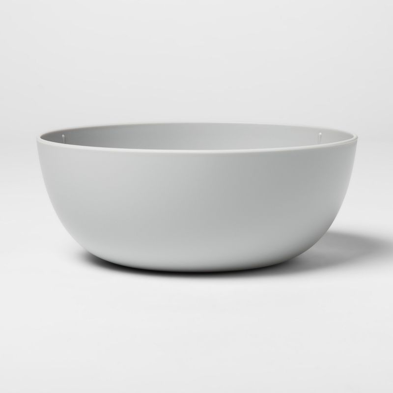 37oz Plastic Cereal Bowl Gray - Room Essentials&#8482;, 1 of 8