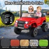Costway 24V 2 Seater Ride on Car for Kids Licensed Toyota LC250 Ride on Truck with Remote Black/Gray/Navy/Pink/Red - 2 of 4