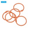Unique Bargains Metal Anti-Rust Round Binder Rings for Key Chain Scrapbooks 10 Pcs - 3 of 4
