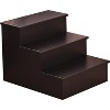 Kings Brand Furniture – Darien 3 Step Wood Step Stool for Adults or Kids, Dog Stairs - 3 of 4